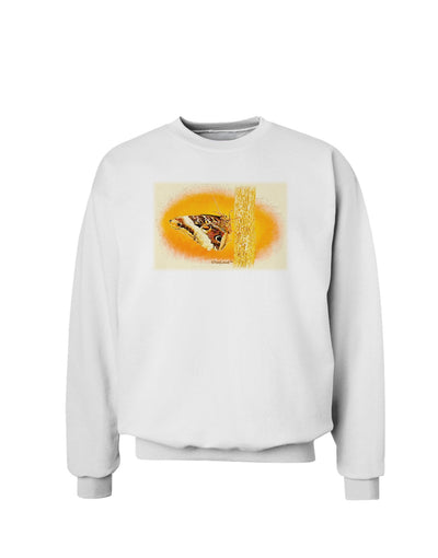 TooLoud Watercolor Owl Moth Sweatshirt-Sweatshirts-TooLoud-White-Small-Davson Sales