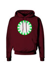 TooLoud Watercolor Spearmint Dark Hoodie Sweatshirt-Hoodie-TooLoud-Maroon-Small-Davson Sales