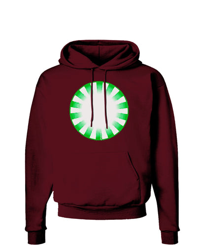 TooLoud Watercolor Spearmint Dark Hoodie Sweatshirt-Hoodie-TooLoud-Maroon-Small-Davson Sales