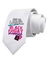 TooLoud We're going Black Friday Shopping Printed White Necktie