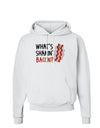 TooLoud What's Shakin' Bacon Hoodie Sweatshirt-Hoodie-TooLoud-White-Small-Davson Sales