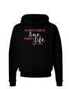 TooLoud Where There Is Love Gandhi Dark Hoodie Sweatshirt-Hoodie-TooLoud-Black-Small-Davson Sales