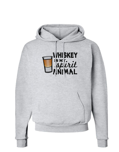 TooLoud Whiskey Is My Spirit Animal Hoodie Sweatshirt-Hoodie-TooLoud-AshGray-Small-Davson Sales