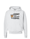 TooLoud Whiskey Is My Spirit Animal Hoodie Sweatshirt-Hoodie-TooLoud-White-Small-Davson Sales