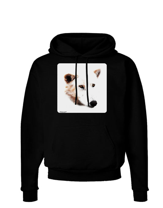 TooLoud White Wolf Head Cutout Dark Hoodie Sweatshirt-Hoodie-TooLoud-Black-Small-Davson Sales
