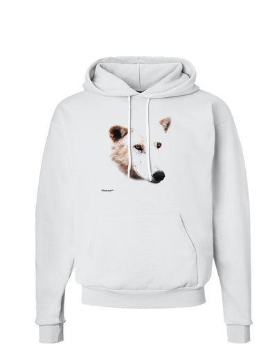 TooLoud White Wolf Head Cutout Hoodie Sweatshirt-Hoodie-TooLoud-White-Small-Davson Sales