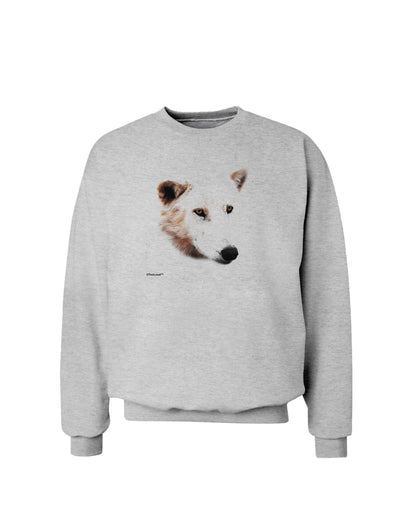 TooLoud White Wolf Head Cutout Sweatshirt-Sweatshirts-TooLoud-AshGray-Small-Davson Sales