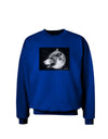 TooLoud White Wolf Moon Adult Dark Sweatshirt-Sweatshirts-TooLoud-Deep-Royal-Blue-Small-Davson Sales