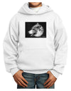 TooLoud White Wolf Moon Youth Hoodie Pullover Sweatshirt-Youth Hoodie-TooLoud-White-XS-Davson Sales