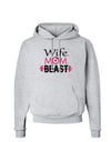 TooLoud Wife Mom Beast Hoodie Sweatshirt-Hoodie-TooLoud-AshGray-Small-Davson Sales