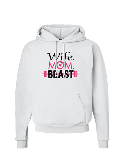 TooLoud Wife Mom Beast Hoodie Sweatshirt-Hoodie-TooLoud-White-Small-Davson Sales