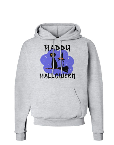 TooLoud Witch Cat Hoodie Sweatshirt-Hoodie-TooLoud-AshGray-Small-Davson Sales