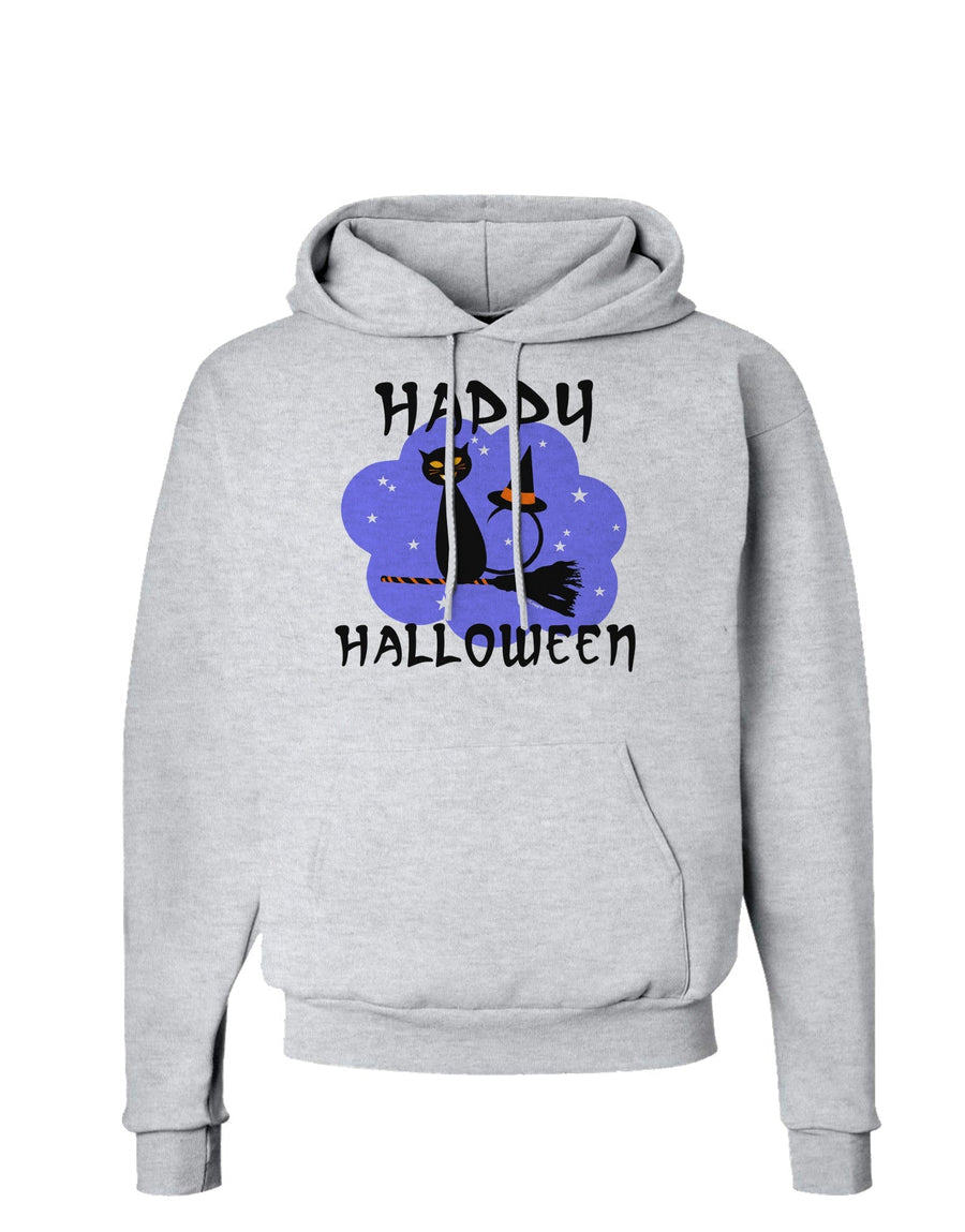 TooLoud Witch Cat Hoodie Sweatshirt-Hoodie-TooLoud-White-Small-Davson Sales