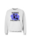 TooLoud Witch Cat Sweatshirt-Sweatshirts-TooLoud-White-Small-Davson Sales