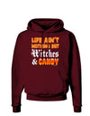 TooLoud Witches and Candy Color Dark Hoodie Sweatshirt-Hoodie-TooLoud-Maroon-Small-Davson Sales