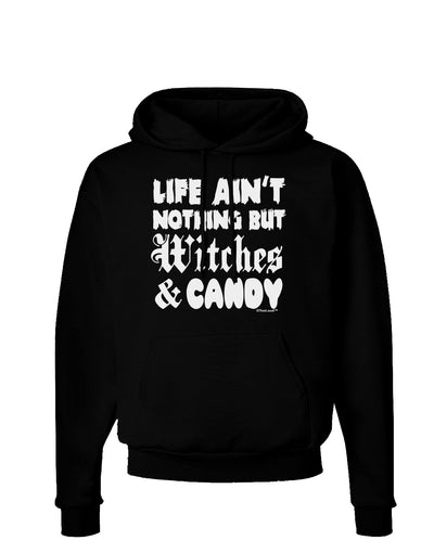 TooLoud Witches and Candy Dark Hoodie Sweatshirt-Hoodie-TooLoud-Black-Small-Davson Sales