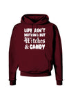 TooLoud Witches and Candy Dark Hoodie Sweatshirt-Hoodie-TooLoud-Maroon-Small-Davson Sales