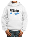 TooLoud Witches Be Trippin Blue Youth Hoodie Pullover Sweatshirt-Youth Hoodie-TooLoud-White-XS-Davson Sales