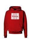 TooLoud Wyoming - United States Shape Dark Hoodie Sweatshirt-Hoodie-TooLoud-Red-Small-Davson Sales