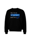 TooLoud Yes I am a Engineer Girl Adult Dark Sweatshirt-Sweatshirts-TooLoud-Black-Small-Davson Sales