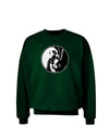 TooLoud Yin Yang Chicken Adult Dark Sweatshirt-Sweatshirts-TooLoud-Deep-Forest-Green-Small-Davson Sales