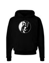 TooLoud Yin Yang Chicken Dark Hoodie Sweatshirt-Hoodie-TooLoud-Black-Small-Davson Sales