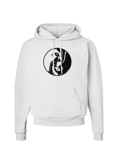 TooLoud Yin Yang Chicken Hoodie Sweatshirt-Hoodie-TooLoud-White-Small-Davson Sales