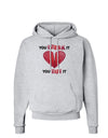 TooLoud You Break It You Buy It Heart Hoodie Sweatshirt-Hoodie-TooLoud-AshGray-Small-Davson Sales