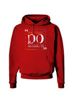 TooLoud You Must Eleanor R Dark Hoodie Sweatshirt-Hoodie-TooLoud-Red-Small-Davson Sales