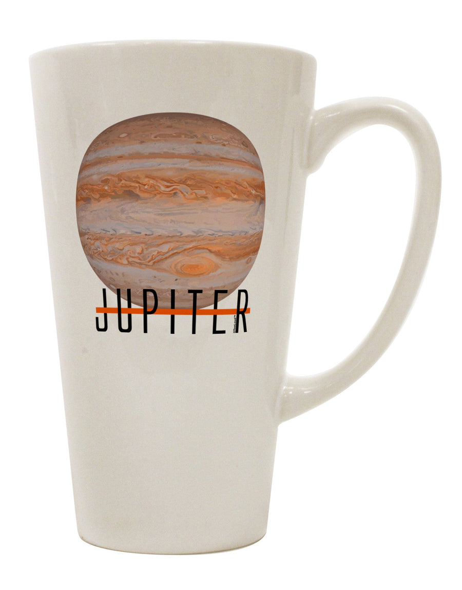 TooLoud's Expertly Crafted 16 Ounce Conical Latte Coffee Mug - Perfect for Planetary Enthusiasts-Conical Latte Mug-TooLoud-White-Davson Sales