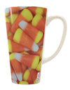 TooLoud's Expertly Crafted Candy Corn 16 Ounce Conical Latte Coffee Mug - Perfect for Drinkware Enthusiasts-Conical Latte Mug-TooLoud-White-Davson Sales