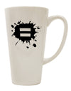 TooLoud's Expertly Crafted Equal Paint Splatter 16 Ounce Conical Latte Coffee Mug - Perfect for Drinkware Enthusiasts-Conical Latte Mug-TooLoud-White-Davson Sales