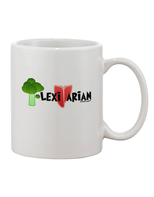 TooLoud's Expertly Crafted Flexitarian Printed 11 oz Coffee Mug - Perfect for Savoring Every Sip-11 OZ Coffee Mug-TooLoud-White-Davson Sales