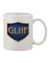 TooLoud's Expertly Crafted GLHF - Good Luck Have Fun 11 oz Coffee Mug - Perfect for Beverage Enthusiasts-11 OZ Coffee Mug-TooLoud-White-Davson Sales