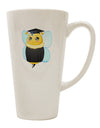 TooLoud's Expertly Crafted Graduation Bee 16 Ounce Conical Latte Coffee Mug - Perfect for Celebrating Academic Milestones-Conical Latte Mug-TooLoud-White-Davson Sales