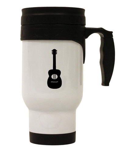 TooLoud's Expertly Crafted Stainless Steel 14 OZ Travel Mug for the Cool Musician - Perfect for Acoustic Guitar Enthusiasts-Travel Mugs-TooLoud-White-Davson Sales