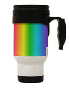 TooLoud's Expertly Crafted Vertical Rainbow Gradient Stainless Steel 14 OZ Travel Mug - Perfect for the Discerning Drinkware Enthusiast