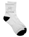 TooLoud's Premium Collection of Adult Short Socks - Exuding Quality and Style-Socks-TooLoud-White-Ladies-4-6-Davson Sales