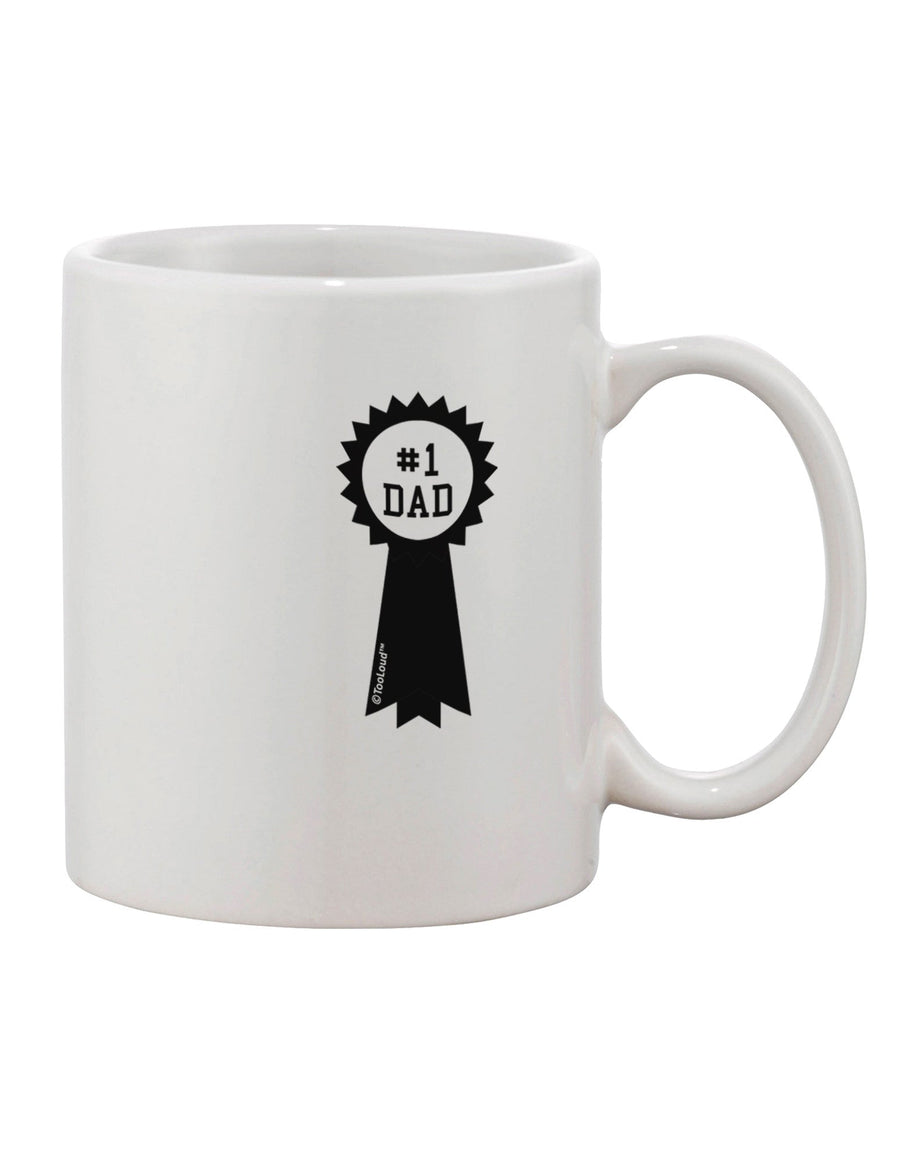 Top Choice Dad Award Ribbon Printed 11 oz Coffee Mug - TooLoud-11 OZ Coffee Mug-TooLoud-White-Davson Sales