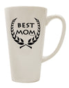 Top Choice - Elegant Wreath Design 16 Ounce Conical Latte Coffee Mug by TooLoud-Conical Latte Mug-TooLoud-White-Davson Sales