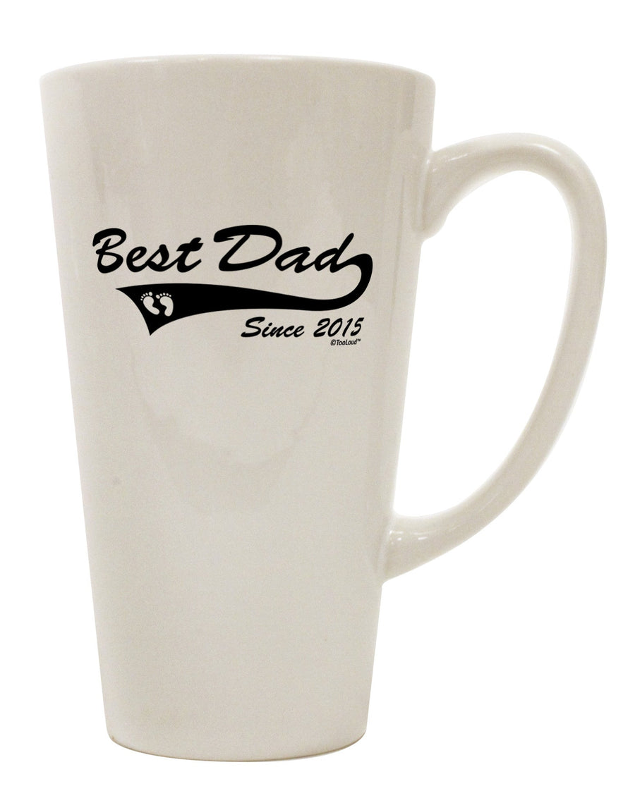 Top Choice for Coffee Lovers: 16 Ounce Conical Latte Coffee Mug - TooLoud-Conical Latte Mug-TooLoud-White-Davson Sales