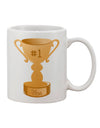 Top Choice Mother Trophy Printed 11 oz Coffee Mug - TooLoud-11 OZ Coffee Mug-TooLoud-White-Davson Sales