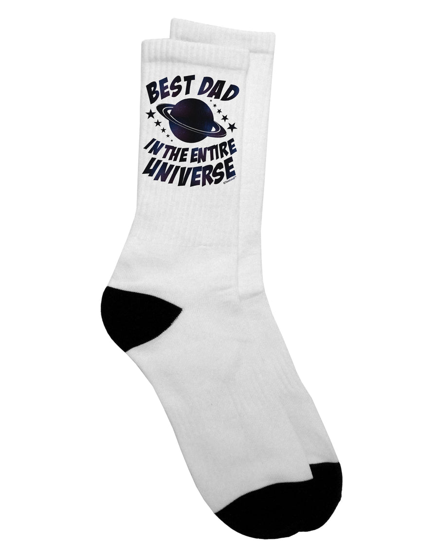 Top-rated Father in the Vast Cosmos - Stellar Design Men's Crew Socks - TooLoud-Socks-TooLoud-White-Ladies-4-6-Davson Sales