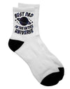 Top-rated Father in the Vast Cosmos - Stellar Design Men's Short Socks - TooLoud-Socks-TooLoud-White-Ladies-4-6-Davson Sales