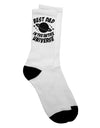 Top-rated Father's Day Adult Crew Socks - TooLoud-Socks-TooLoud-White-Ladies-4-6-Davson Sales