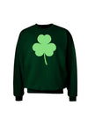 Traditional Irish Shamrock Adult Dark Sweatshirt-Sweatshirts-TooLoud-Deep-Forest-Green-Small-Davson Sales