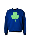 Traditional Irish Shamrock Adult Dark Sweatshirt-Sweatshirts-TooLoud-Deep-Royal-Blue-Small-Davson Sales