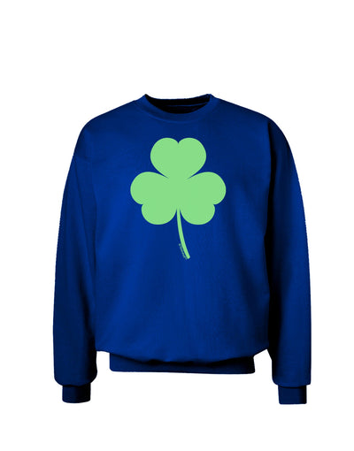 Traditional Irish Shamrock Adult Dark Sweatshirt-Sweatshirts-TooLoud-Deep-Royal-Blue-Small-Davson Sales