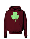 Traditional Irish Shamrock Dark Hoodie Sweatshirt-Hoodie-TooLoud-Maroon-Small-Davson Sales