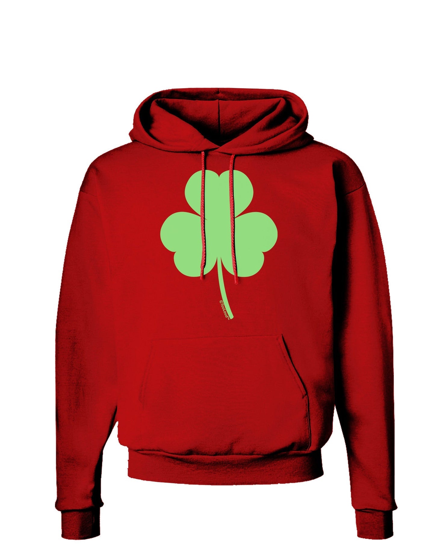 Traditional Irish Shamrock Dark Hoodie Sweatshirt-Hoodie-TooLoud-Red-Small-Davson Sales